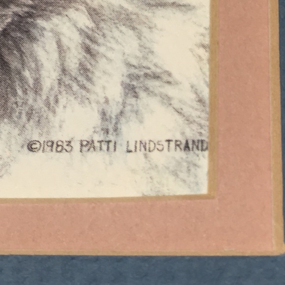 Patti Lindstrand “Young Friends” Picture framed - Picture 8 of 9